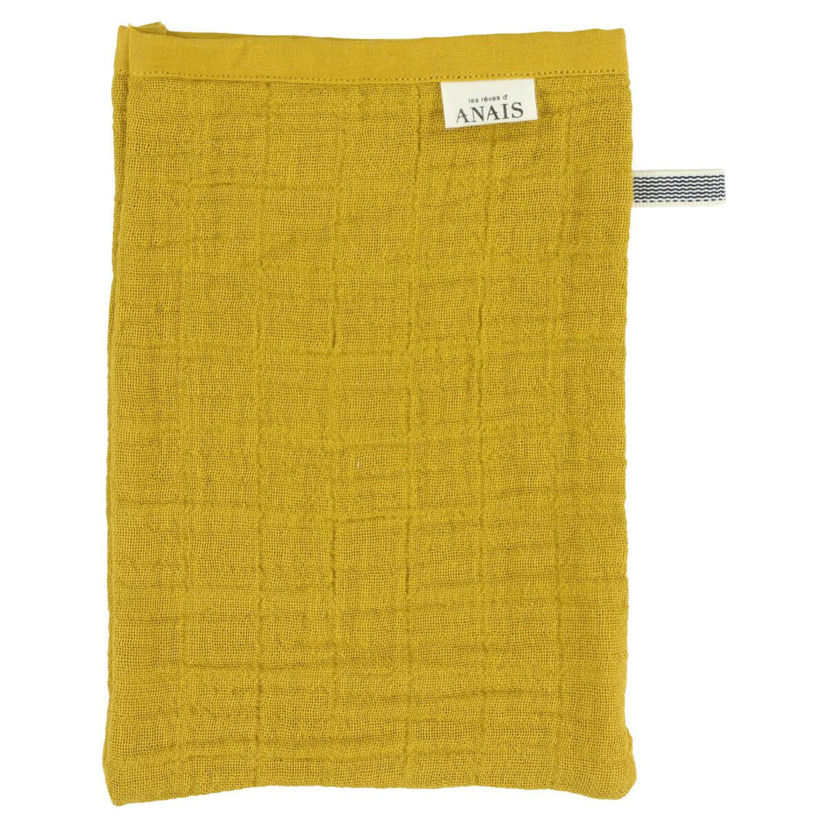 Gant de toilette BLISS MUSTARD Les Rêves d’Anaïs