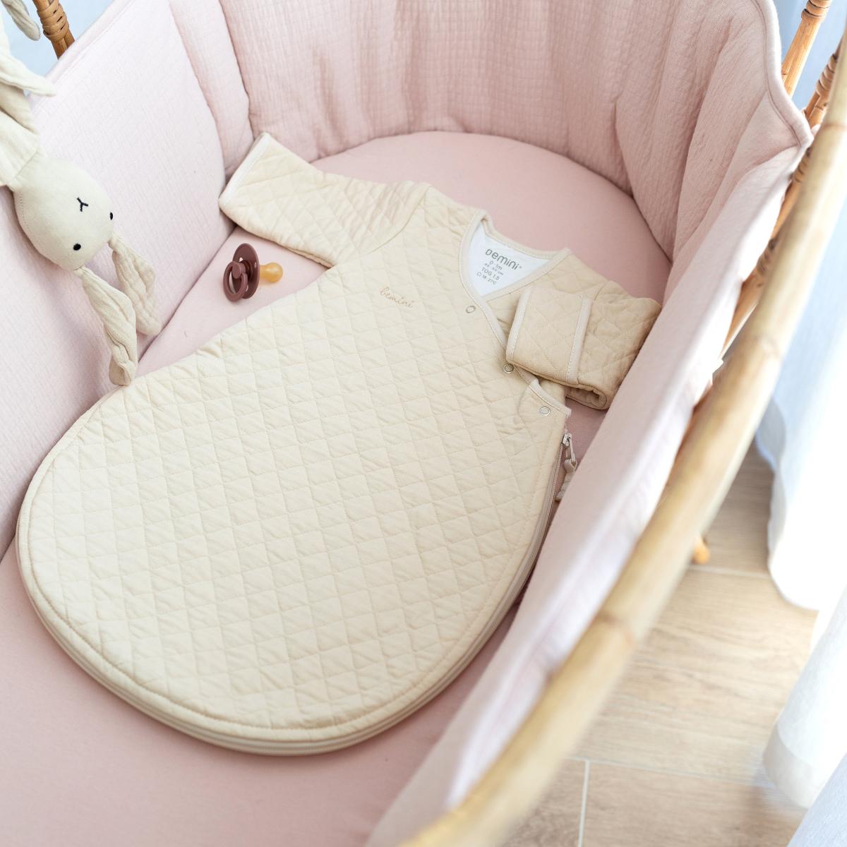 Gigoteuse 0-1m  MAGIC BAG Bemini Pady quilted jersey Cream