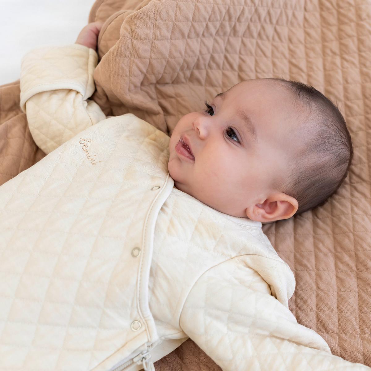 Gigoteuse 0-1m  MAGIC BAG Bemini Pady quilted jersey Cream
