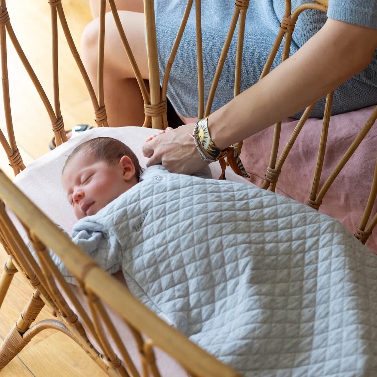 Gigoteuse 0-1M MAGIC BAG Bemini quilted-mix grey