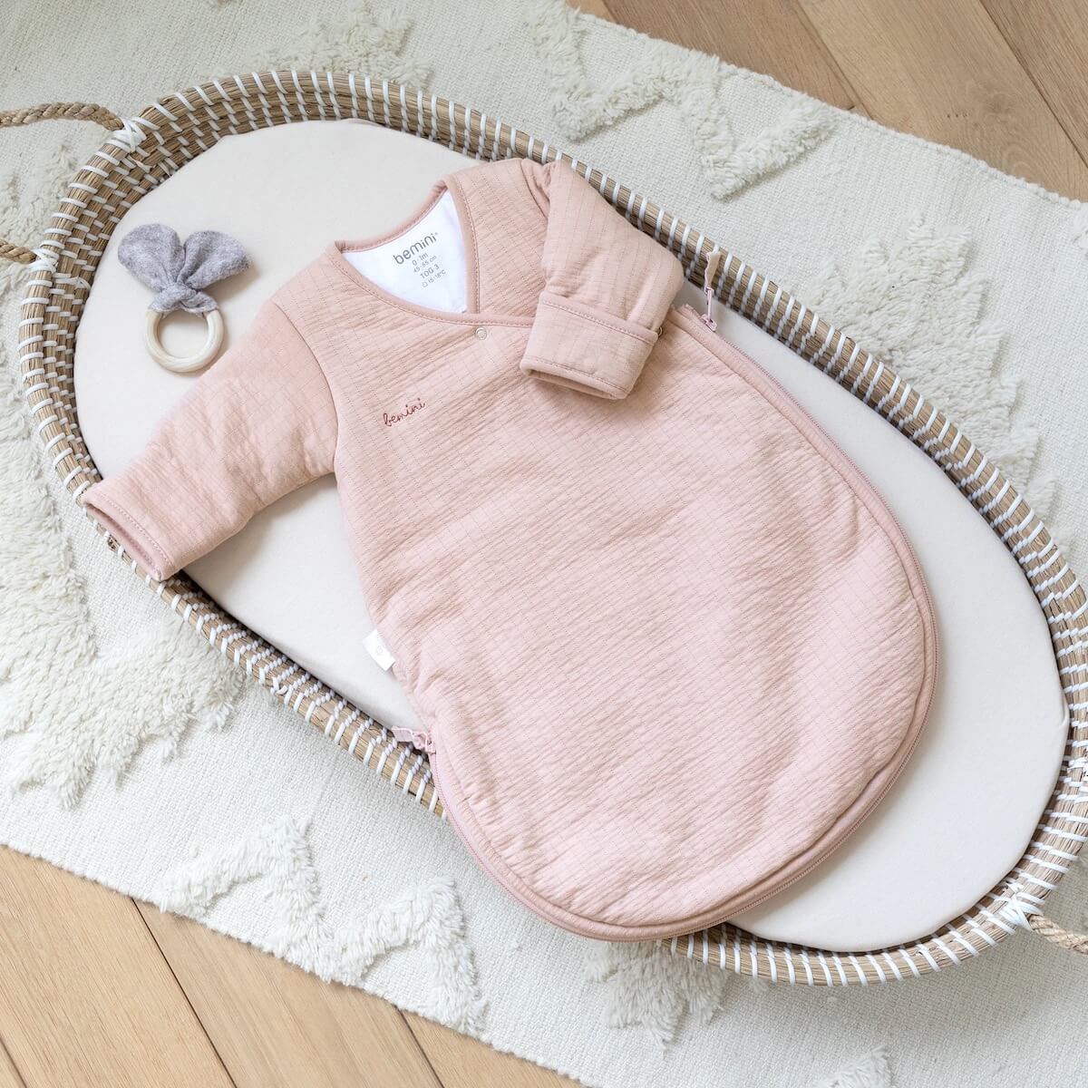 Gigoteuse 0-1M MAGIC BAG Bemini tetra jersey-blush