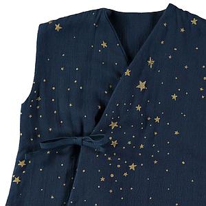 Gigoteuse 0-6m DREAMY Nobodinoz gold stella-midnight blue