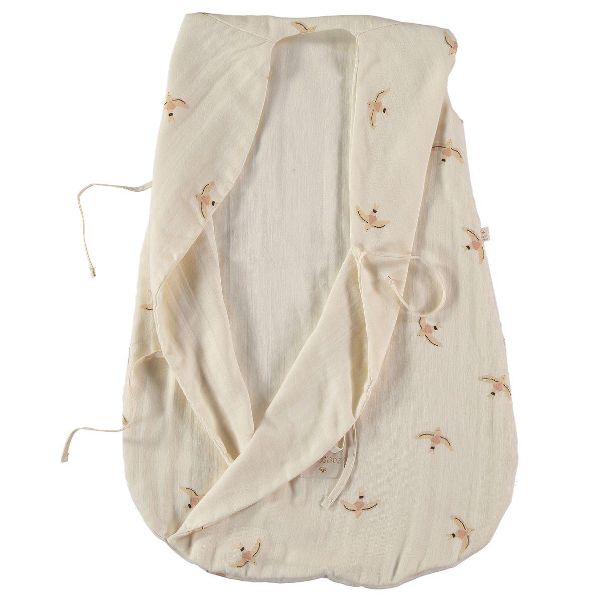 Gigoteuse 0-6m DREAMY Nobodinoz nude haiku birds-natural 