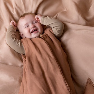 Gigoteuse 0-6M mi-saison LIN FRANÇAIS Nobodinoz Noisette