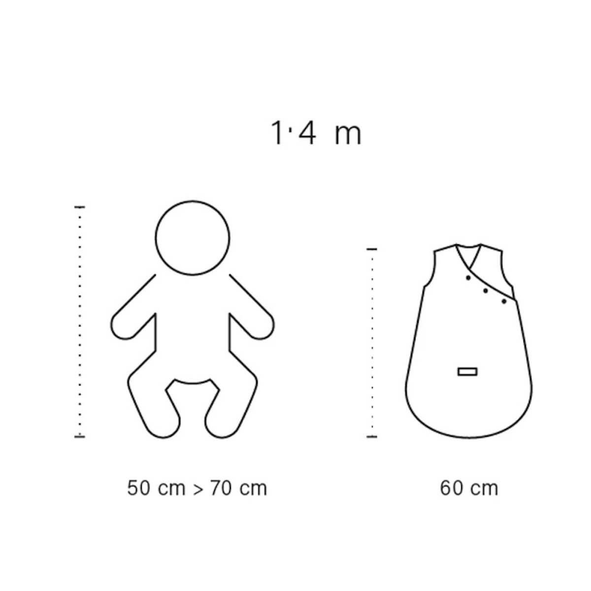 Gigoteuse 1-4M MAGIC BAG Bemini Jersey-stone