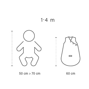 Gigoteuse 1-4M MAGIC BAG Bemini Jersey-stone