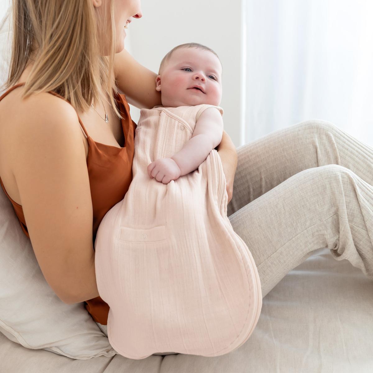Gigoteuse 1-4m  MAGIC BAG Bemini swaddle Rosa