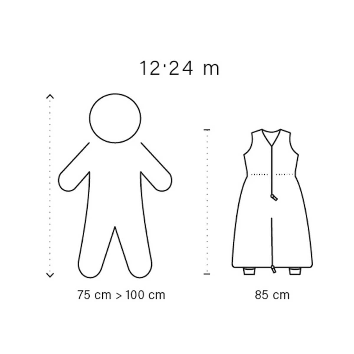 Gigoteuse 12-24M MAGIC BAG Bemini Tetra Jersey-pudding