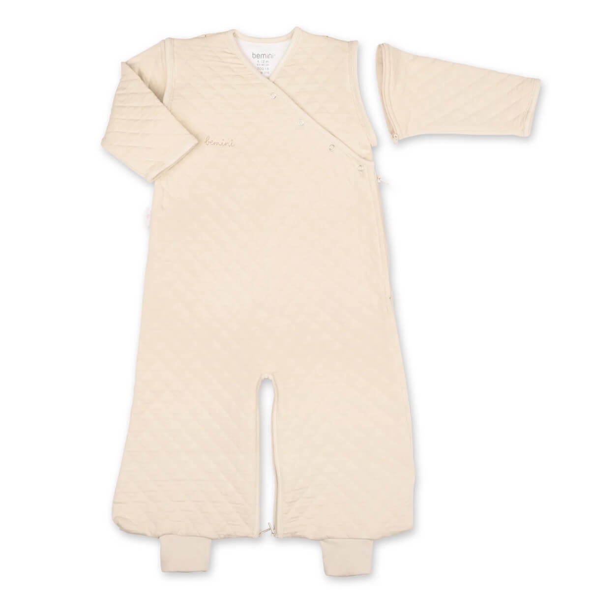 Gigoteuse 4-12M MAGIC BAG Bemini jersey quilted-cream