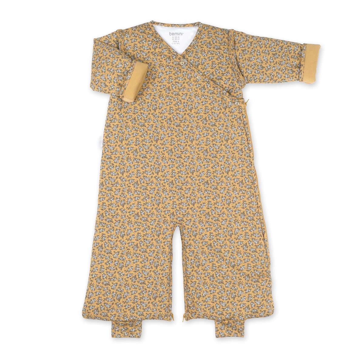 Gigoteuse 4-12m MAGIC BAG Bemini Print Heidi Ocre Pady jersey + jersey