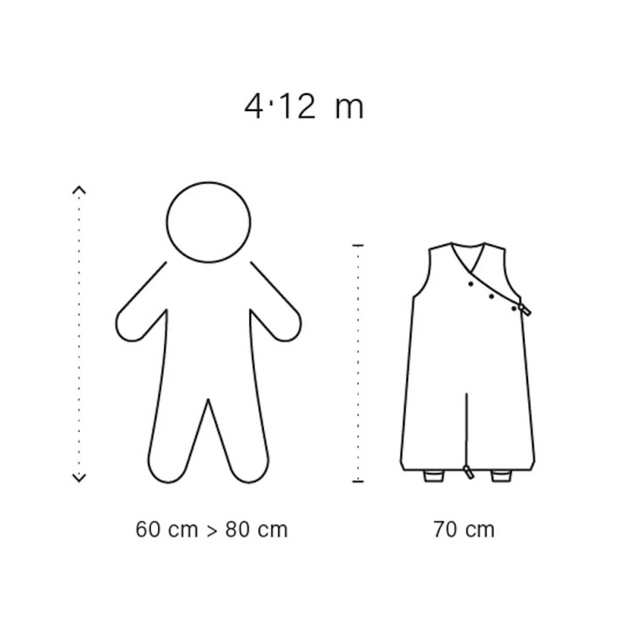 Gigoteuse 4-12M MAGIC BAG Bemini Tetra Jersey-pudding