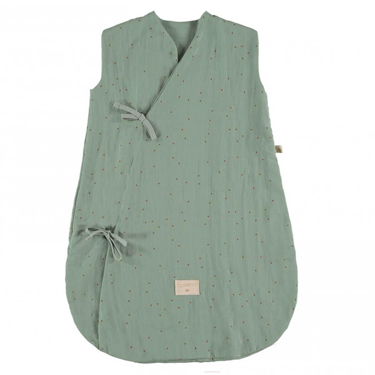 Gigoteuse été 0-6M DREAMY Nobodinoz toffee sweet dots-eden green