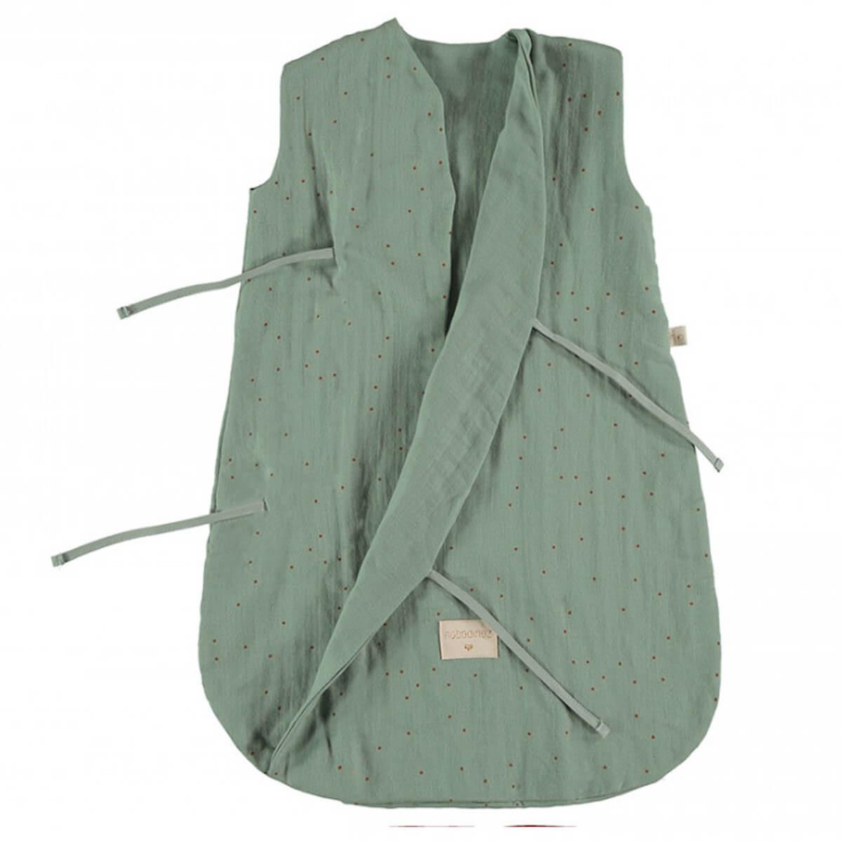 Gigoteuse été 0-6M DREAMY Nobodinoz toffee sweet dots-eden green