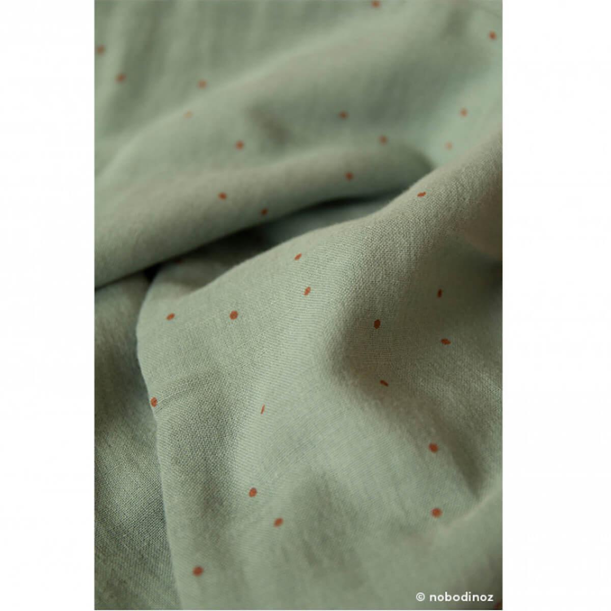 Gigoteuse été 0-6M DREAMY Nobodinoz toffee sweet dots-eden green