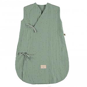 Gigoteuse été 0-6M DREAMY Nobodinoz toffee sweet dots-eden green