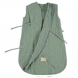 Gigoteuse été 0-6M DREAMY Nobodinoz toffee sweet dots-eden green