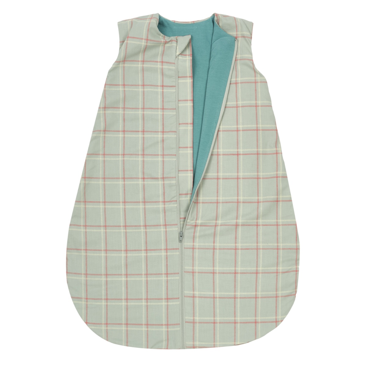 Gigoteuse légère 0-6m STORIES Édition limitée Nobodinoz blue red checks