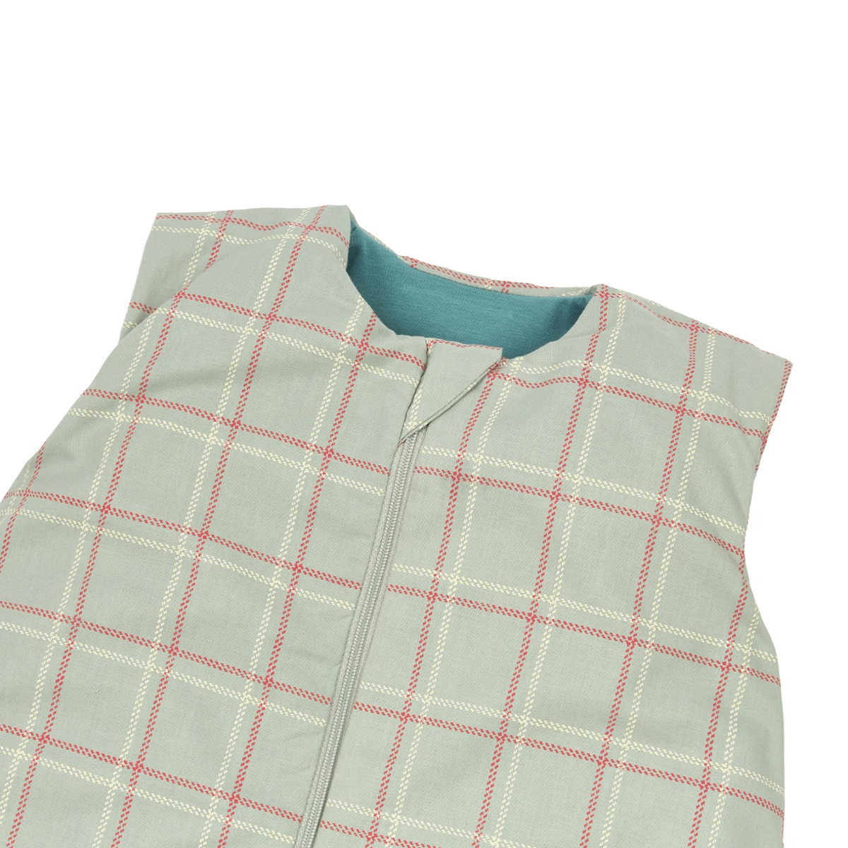 Gigoteuse légère 0-6m STORIES Édition limitée Nobodinoz blue red checks