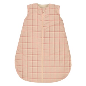 Gigoteuse légère 0-6m STORIES Édition limitée Nobodinoz pink red checks