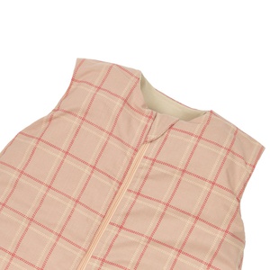 Gigoteuse légère 0-6m STORIES Édition limitée Nobodinoz pink red checks