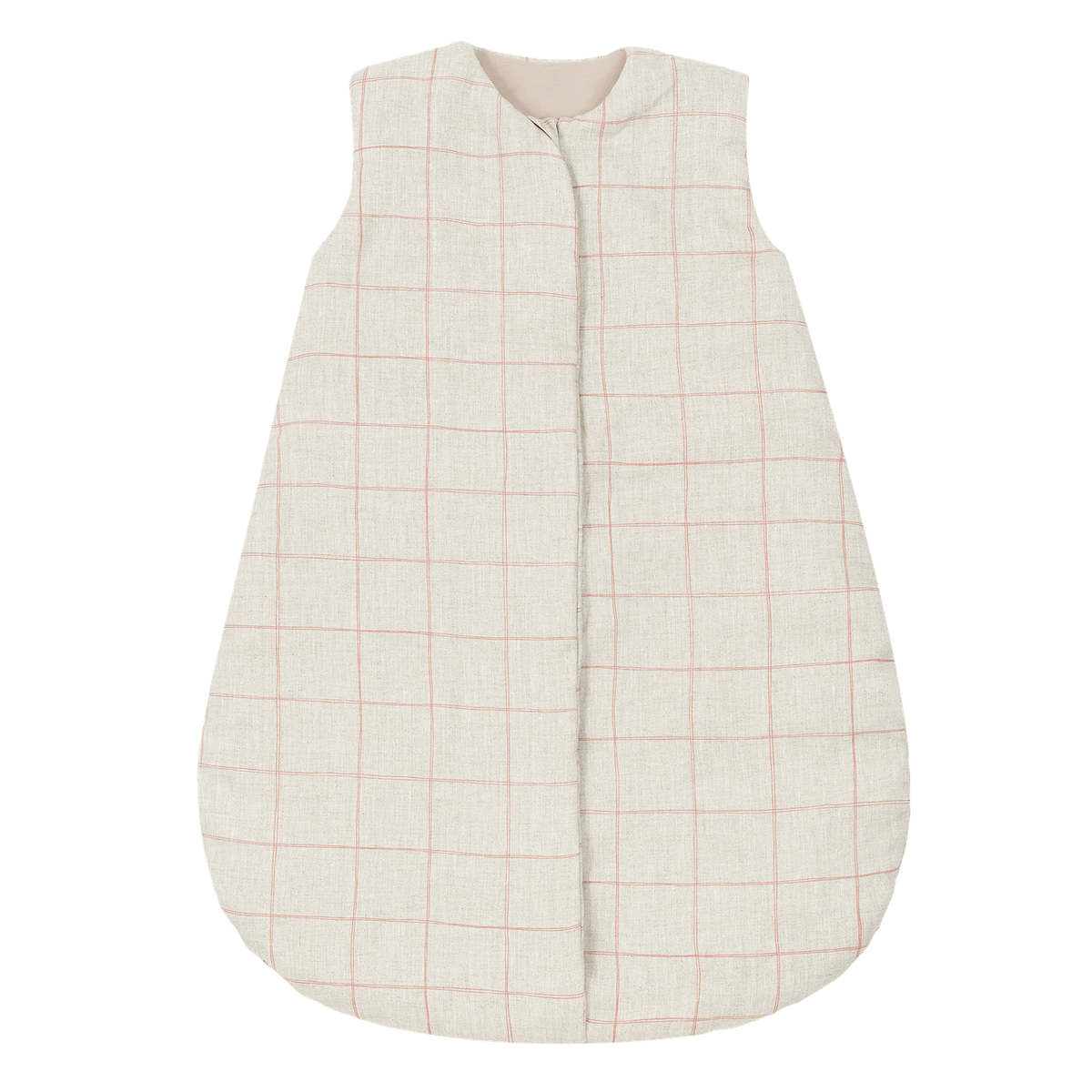 Gigoteuse mi-saison FRENCH LINEN 0-6m Nobodinoz carmine grid