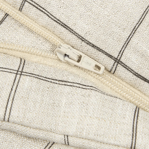 Gigoteuse mi-saison FRENCH LINEN 0-6m Nobodinoz charcoal grid
