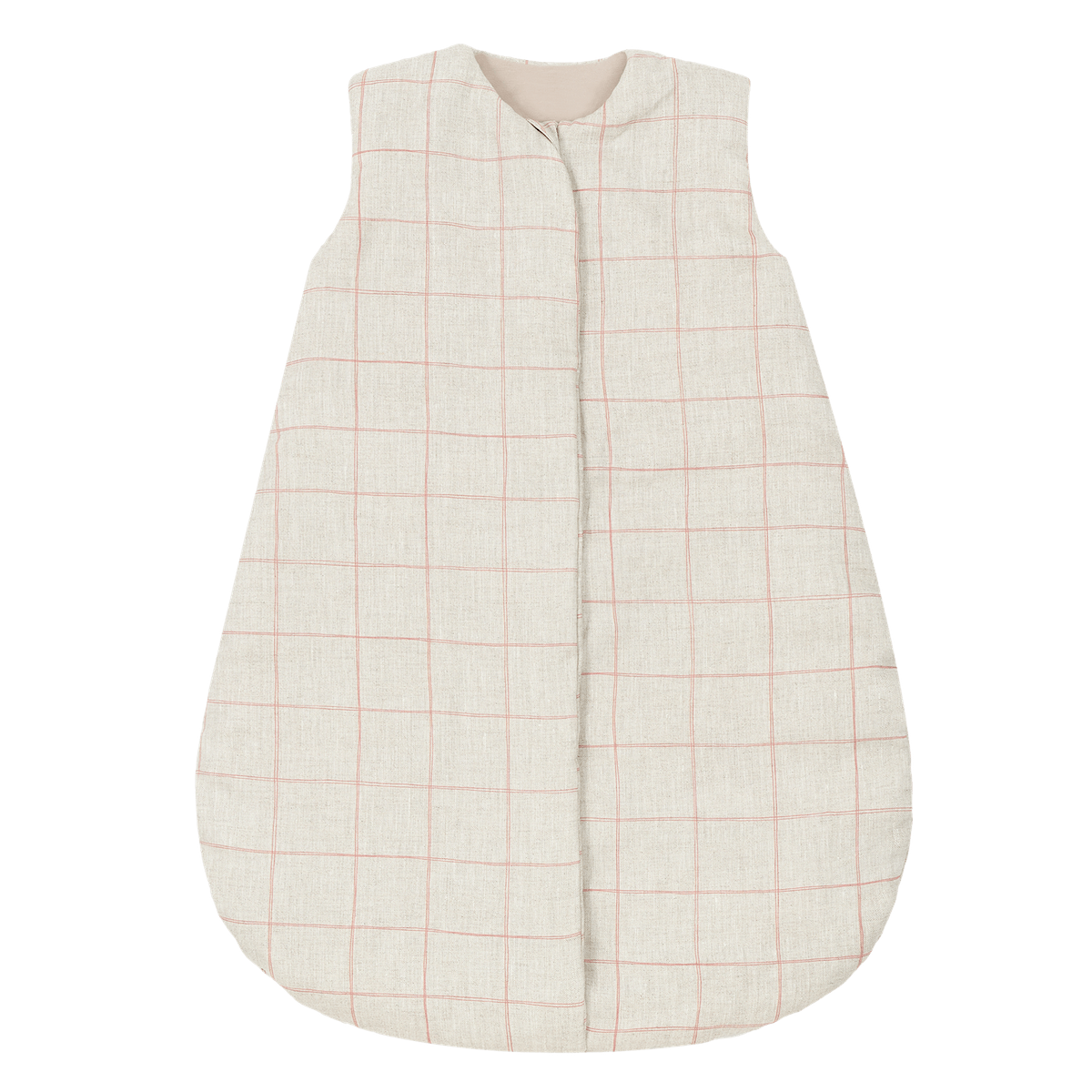 Gigoteuse mi-saison FRENCH LINEN 6-18m Nobodinoz carmine grid