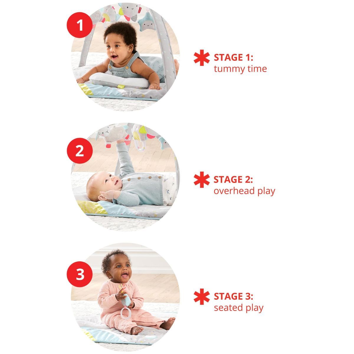 Gimnasio bebé NUBE actividades Skip Hop