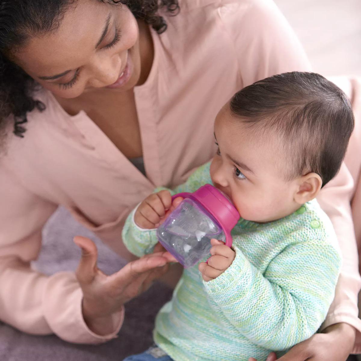 Gobelet anti-fuite 200ml Avent rose