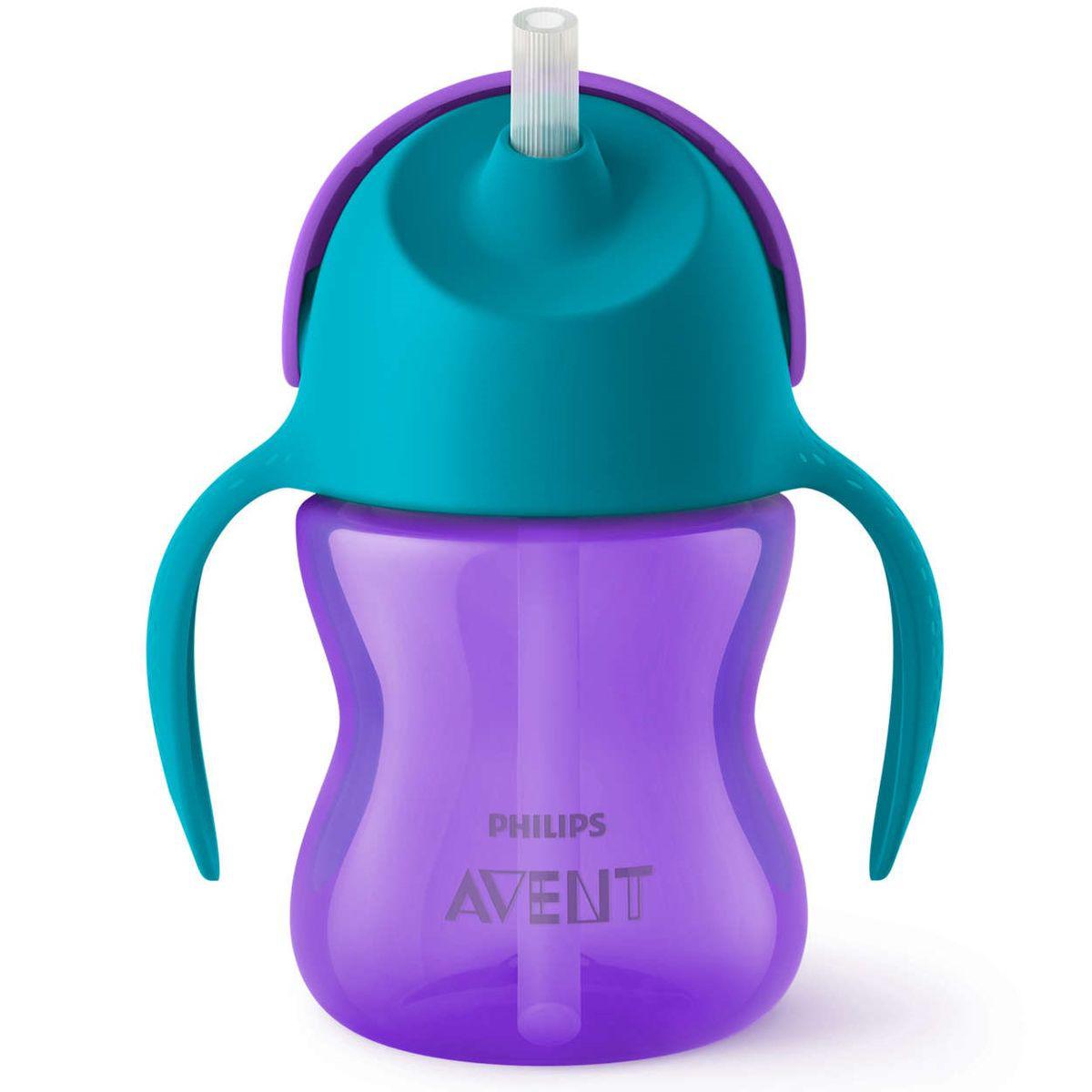 Gobelet-paille 200ml GIRL Avent mauve