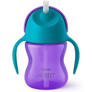 Gobelet-paille 200ml GIRL Avent mauve