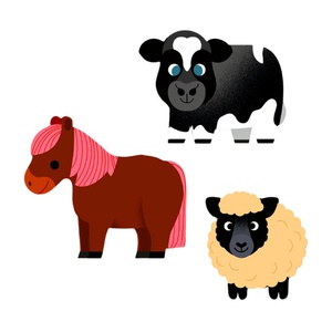 Gommettes Et Stickers Animaux de la ferme Djeco