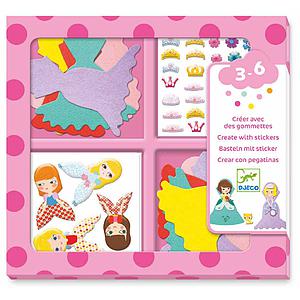 Gommettes J'AIME LES PRINCESSES Djeco