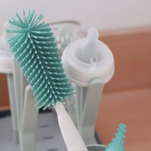 Goupillon silicone Beaba sage green