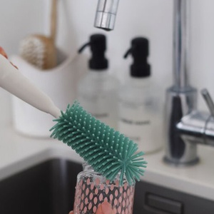 Goupillon silicone Beaba sage green