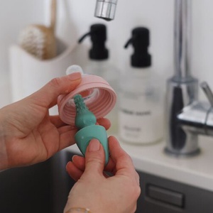 Goupillon silicone Beaba sage green