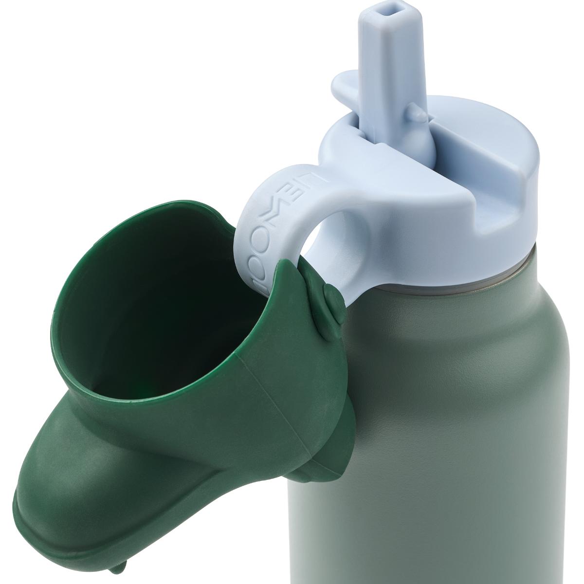 Gourde 350ml FALK Crocodile Liewood peppermint garden green