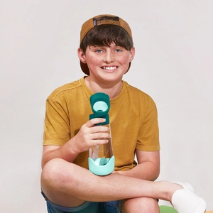 Gourde avec paille 450ml TRITAN b.box emerald forest