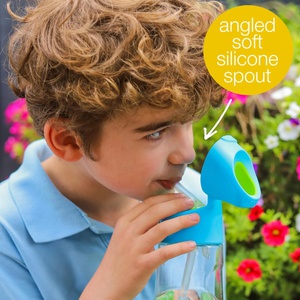 Gourde avec paille 450ml TRITAN b.box emerald forest