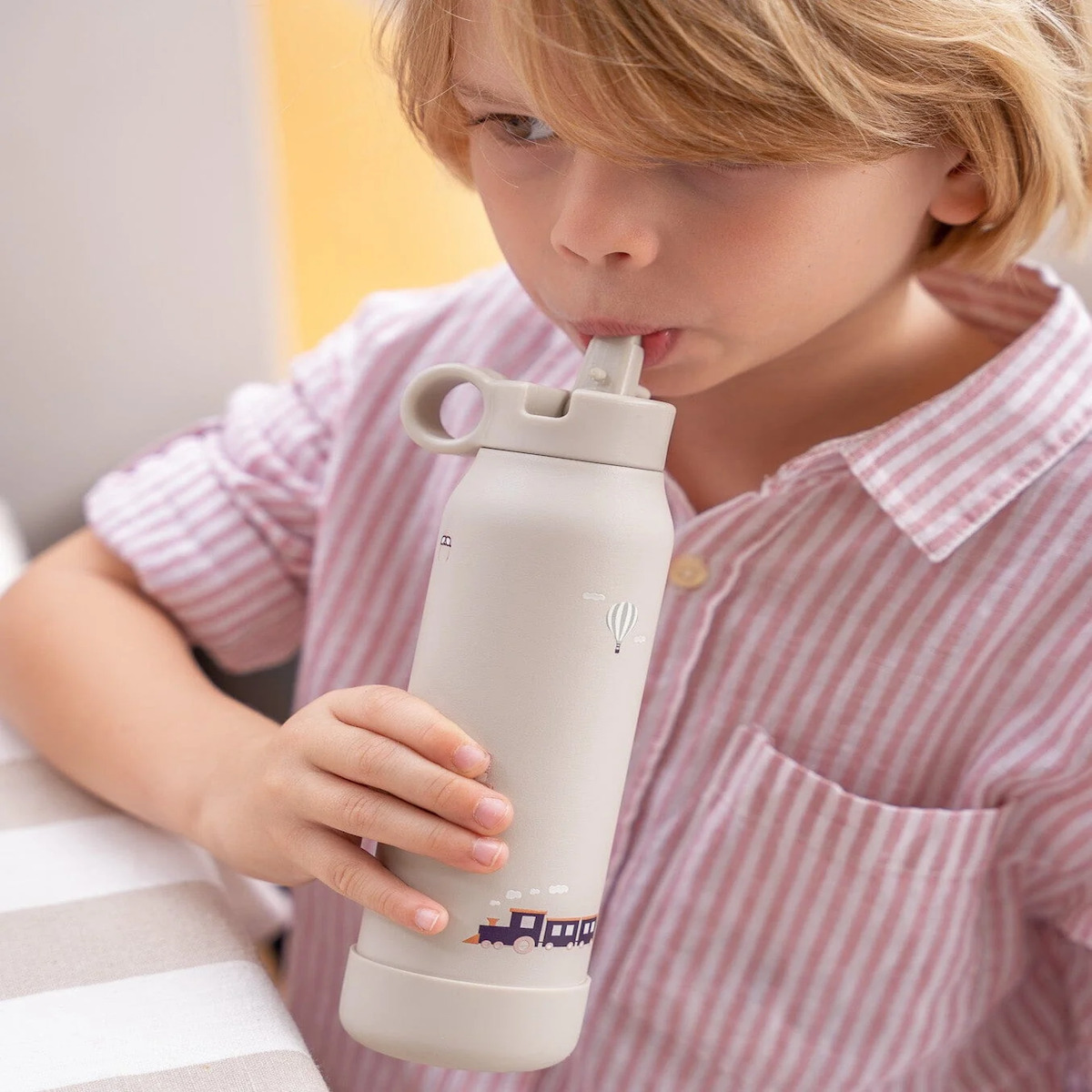 Gourde enfant 350ml Citron vehicles