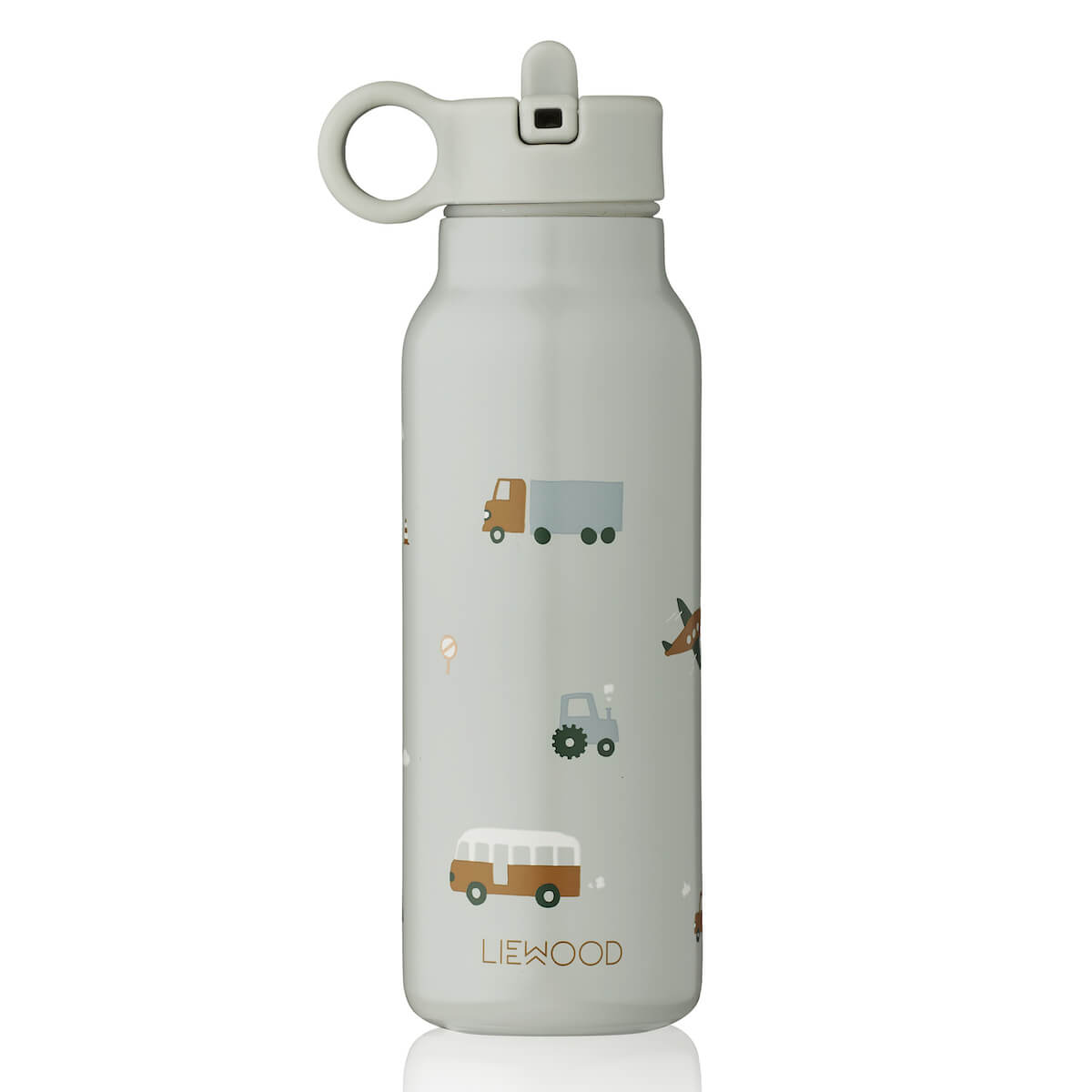 Gourde enfant 350ml FALK Liewood Vehicles dove blue mix