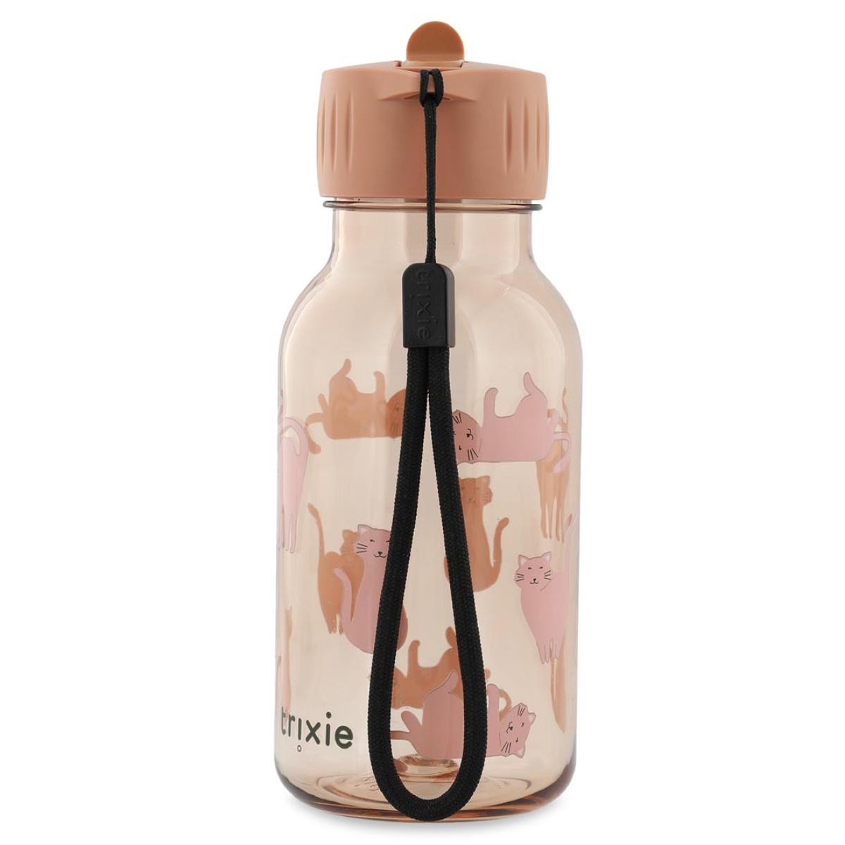 Gourde enfant TRITAN 350ml Trixie charming cat rose