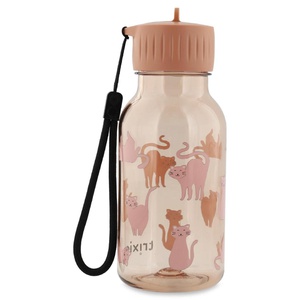Gourde enfant TRITAN 350ml Trixie charming cat rose
