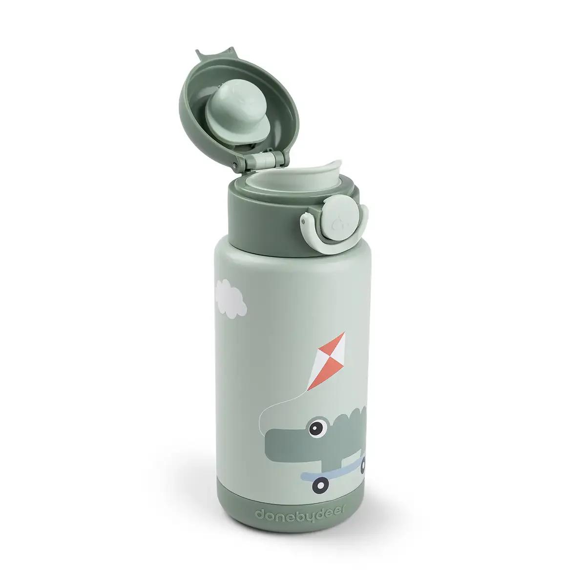 Gourde termo PLAYGROUND 340ml Done by deer vert