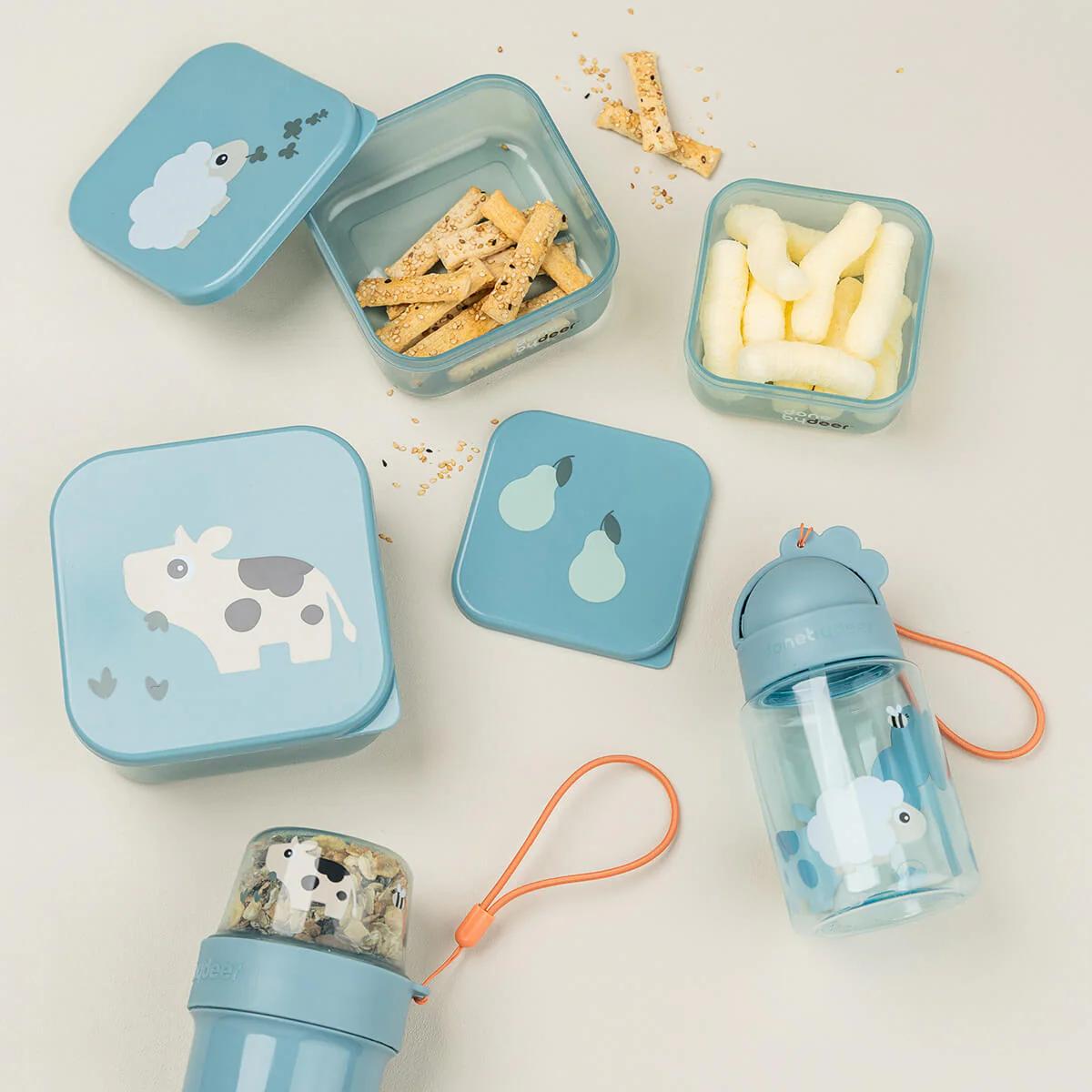 Gourde Tiny farm Done by deer Blue