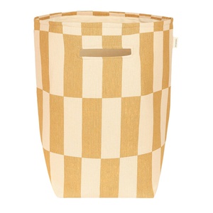 Grand panier de rangement VIBES Nobodinoz Mustard and sand tiles