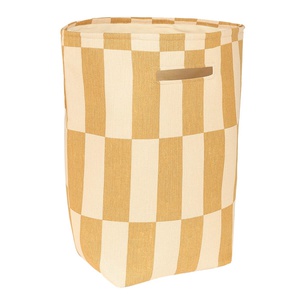 Grand panier de rangement VIBES Nobodinoz Mustard and sand tiles