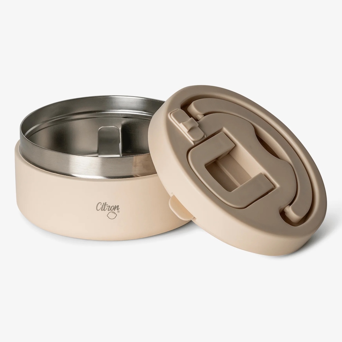 Grand pot aliments 400ml Citron beige