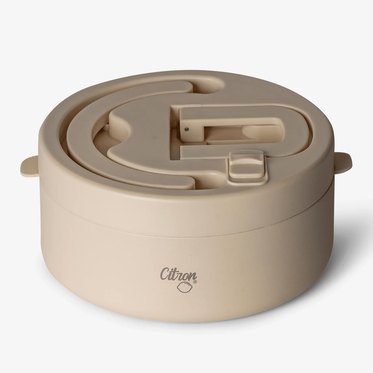 Grand pot aliments 400ml Citron beige