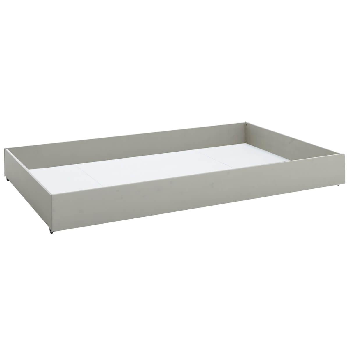 Grand tiroir lit 120x200cm Lifetime gris